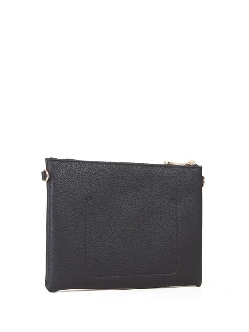 VIVIENNE Flache Clutch mit Schultergurt Schwarz - Damentaschen
