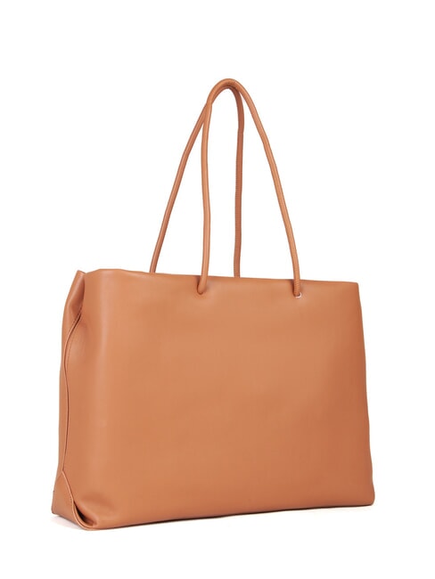 NINETTE Einkaufstasche mit geprägtem Logo Leder - Damentaschen