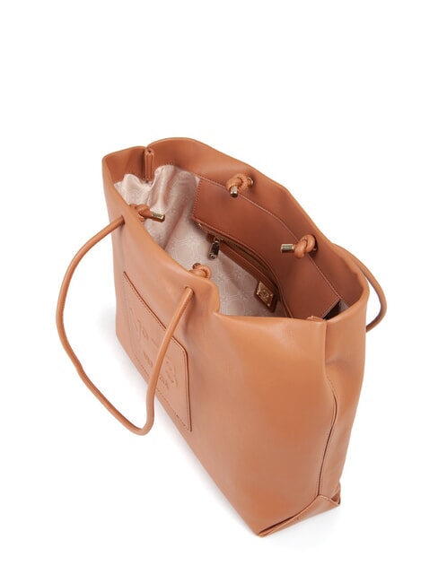 NINETTE Einkaufstasche mit geprägtem Logo Leder - Damentaschen