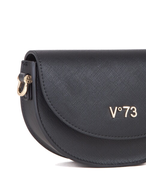 ALICE Tasche mit Klappe und Schal Schwarz - Damentaschen