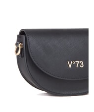 V73 ALICE Tasche mit Klappe und Schal Schwarz - Damentaschen - 3