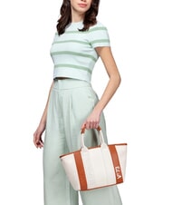 V73 RESPONSIBILITY SUMME Einkaufstasche mit Schultergurt Natur/Leder - Damentaschen - 5