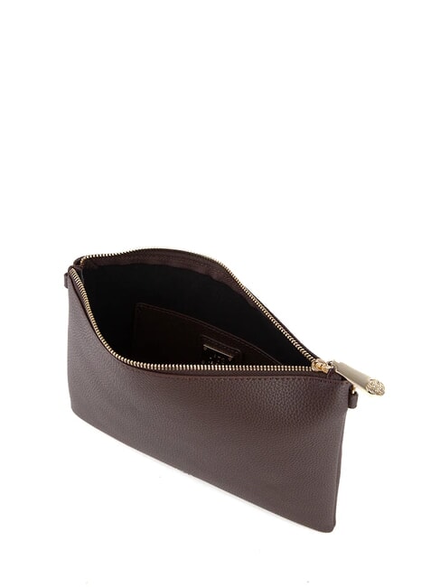 VIVIENNE Flache Clutch mit Schultergurt dunkel - Damentaschen