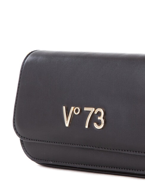 BAMBOO BAG Tasche mit Doppelfunktionsklappe Schwarz - Damentaschen