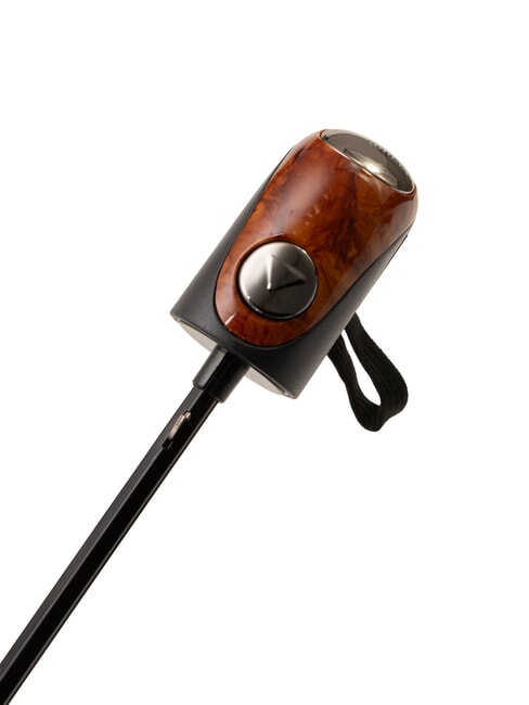 MINI Winddichter Taschenschirm braune Krawatte 03 - Regenschirme