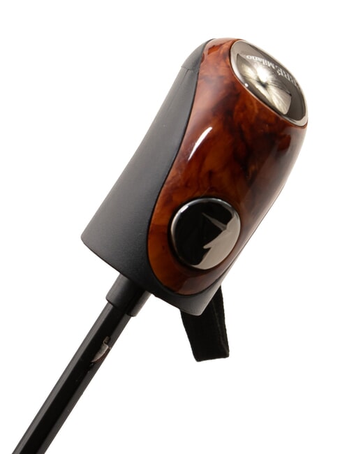 MINI Winddichter Taschenschirm braune Krawatte 02 - Regenschirme