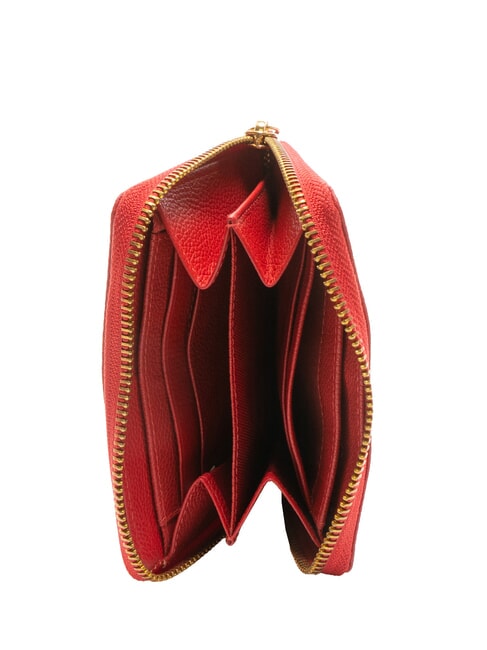 HAWAII  Kleine Geldbörse aus Leder Rot - Brieftaschen Damen