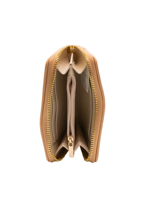 BEA SUMMER Mittelgroße Brieftasche mit Rundum-Reißverschluss Sand - Brieftaschen Damen