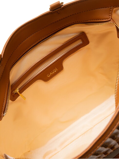 DELIA Gewebte Einkaufstasche bräunen - Damentaschen