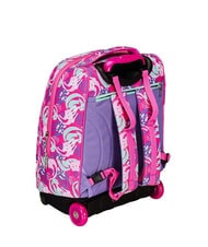 SJGANG CUCCIOLI BIG GIRL Fester Trolley-Rucksack mit 2 R&auml;dern fuchsiafluo - Rucks&auml;cke mit Trolleyfunktion - 7