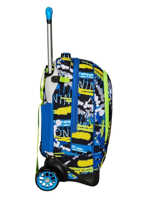 CUCCIOLI  NEW TECH Abnehmbarer Trolley-Rucksack, 2 Räder Schwarz - Rucksäcke mit Trolleyfunktion