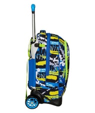 SJGANG CUCCIOLI  NEW TECH Abnehmbarer Trolley-Rucksack, 2 Räder Schwarz - Rucksäcke mit Trolleyfunktion - 4