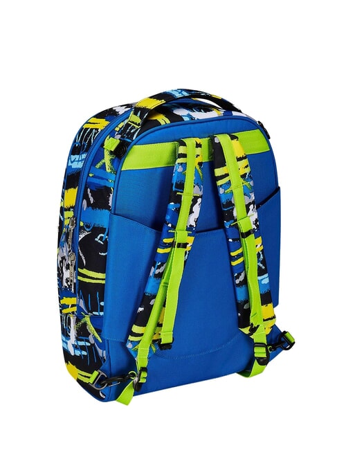 CUCCIOLI  NEW TECH Abnehmbarer Trolley-Rucksack, 2 Räder Schwarz - Rucksäcke mit Trolleyfunktion