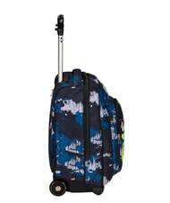 SEVEN GREENSCREEN Fester Trolley-Rucksack mit 2 R&auml;dern Tarngr&uuml;n - Rucks&auml;cke mit Trolleyfunktion - 4