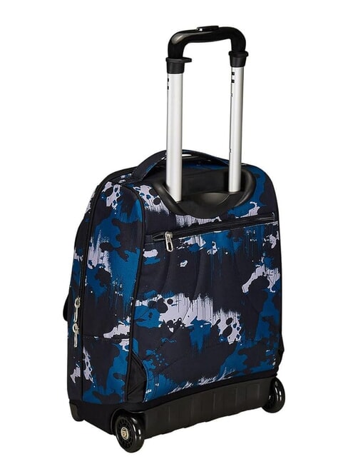 GREENSCREEN Fester Trolley-Rucksack mit 2 R&auml;dern Tarngr&uuml;n - Rucks&auml;cke mit Trolleyfunktion