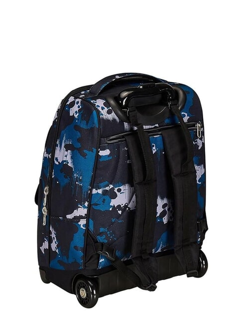 GREENSCREEN Fester Trolley-Rucksack mit 2 R&auml;dern Tarngr&uuml;n - Rucks&auml;cke mit Trolleyfunktion