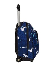 SEVEN SPOTTYBLUE Fester Trolley-Rucksack mit 2 R&auml;dern azur - Rucks&auml;cke mit Trolleyfunktion - 4