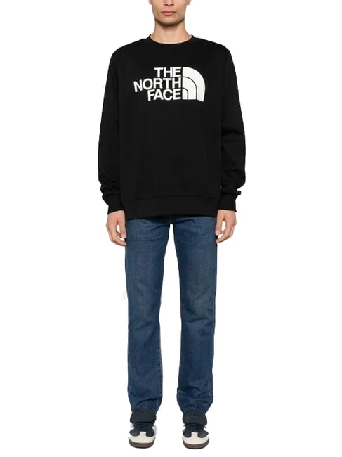 EASY Sweatshirt mit Rundhalsausschnitt und Maxi-Logo tnf schwarz - Sweatshirts Herren