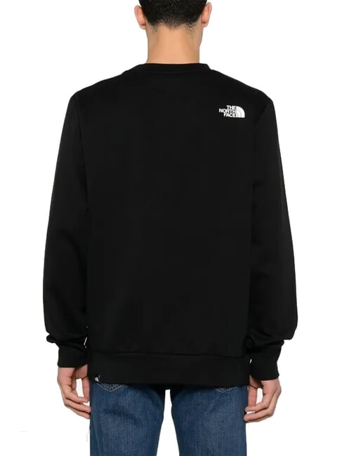 EASY Sweatshirt mit Rundhalsausschnitt und Maxi-Logo tnf schwarz - Sweatshirts Herren