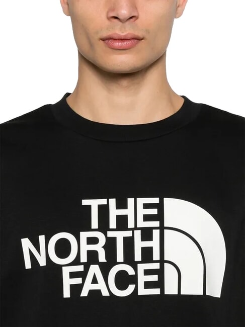 EASY Sweatshirt mit Rundhalsausschnitt und Maxi-Logo tnf schwarz - Sweatshirts Herren