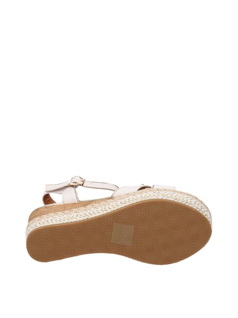 GEO  Hohe Espadrilles-Sandalen Wei&szlig; - Damenschuhe