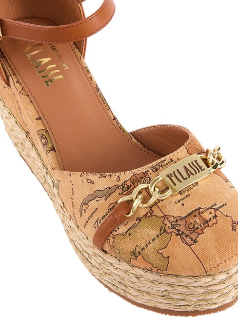 GEO Hohe Sandalen NATÜRLICH - Damenschuhe