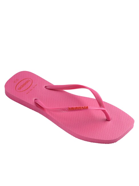 SQUARE LOGO Flip-Flops pinkflux - Damenschuhe