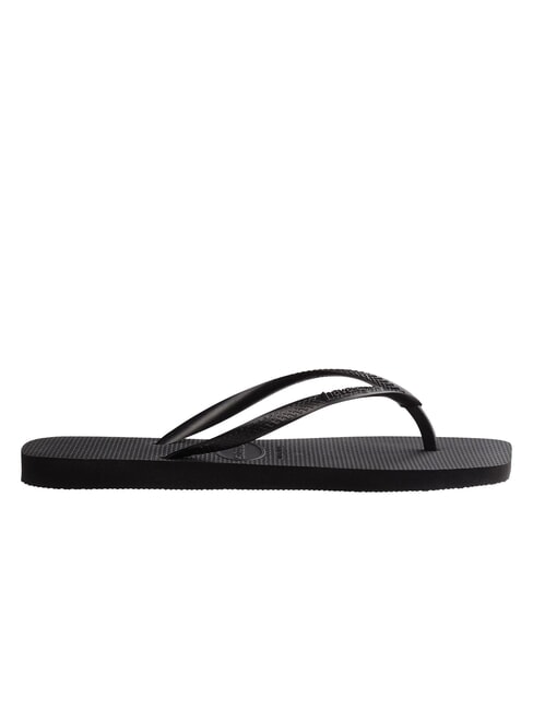 SLIM SQUARE Flip-Flops mit quadratischer Zehenpartie SCHWARZ - Damenschuhe
