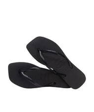 HAVAIANAS SLIM SQUARE Flip-Flops mit quadratischer Zehenpartie SCHWARZ - Damenschuhe - 4