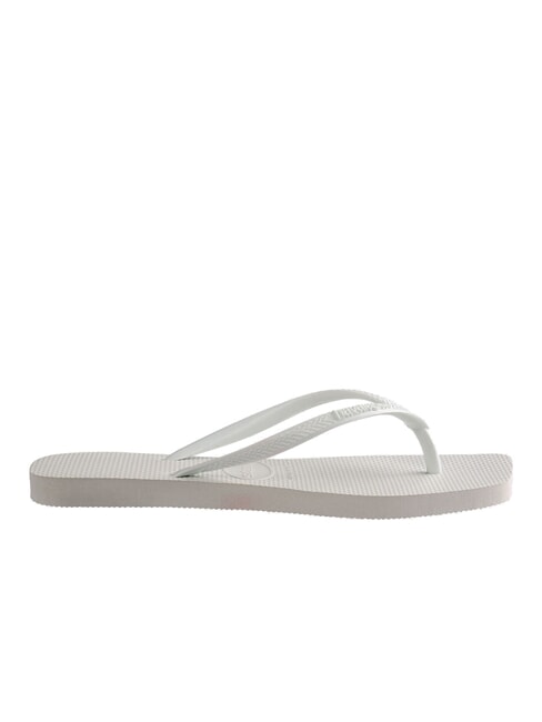 SLIM SQUARE Flip-Flops mit quadratischer Zehenpartie Weiß - Damenschuhe