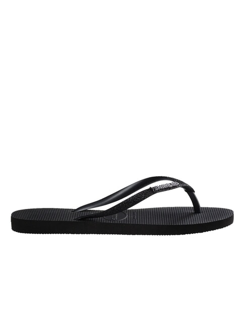 SLIM GLITTER II Flip-Flops Schwarz Schwarz - Damenschuhe