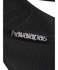 HAVAIANAS SLIM GLITTER II Flip-Flops Schwarz Schwarz - Damenschuhe - 4