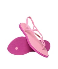 HAVAIANAS LUNA POINT Flip-Flop-Sandale rosa Leuchten - Damenschuhe - 4
