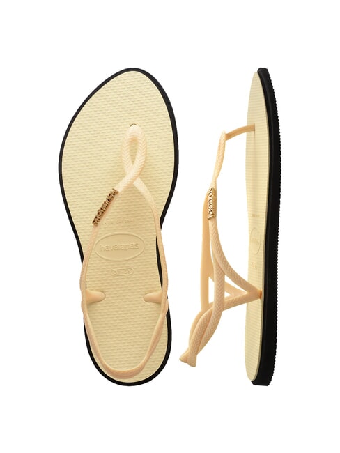 LUNA POINT Flip-Flop-Sandale Buttercreme - Damenschuhe