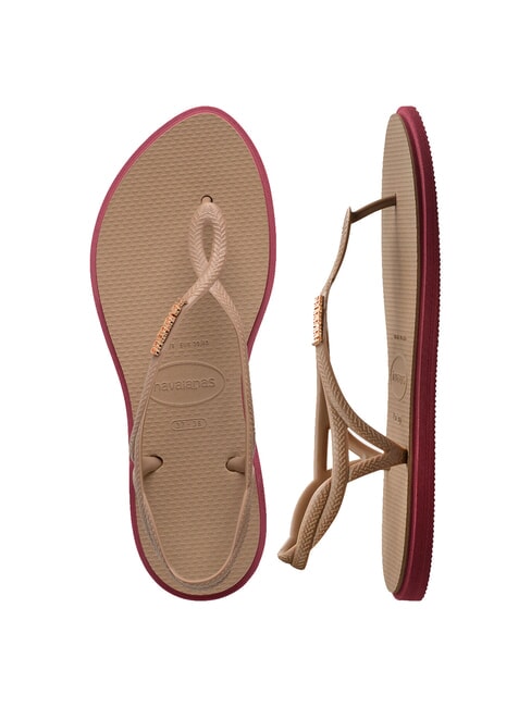 LUNA POINT Flip-Flop-Sandale rosé / gold - Damenschuhe