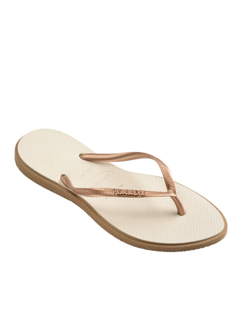 SLIM POINT Flip-Flops Roségold/Beige - Damenschuhe