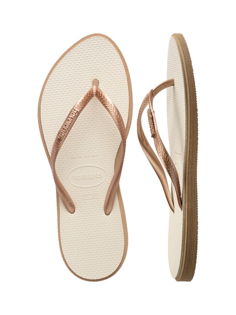 SLIM POINT Flip-Flops Roségold/Beige - Damenschuhe