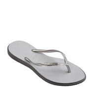 HAVAIANAS SLIM POINT Flip-Flops Stahlgrau - Damenschuhe - 2