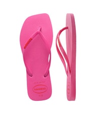 HAVAIANAS SQUARE LOGO Flip-Flops pinkflux - Damenschuhe - 4