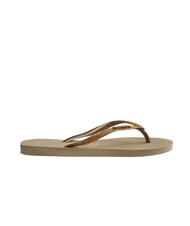 HAVAIANAS SLIM GLITTER II Flip-Flops Sand/Goldhellmetallic - Damenschuhe - 3