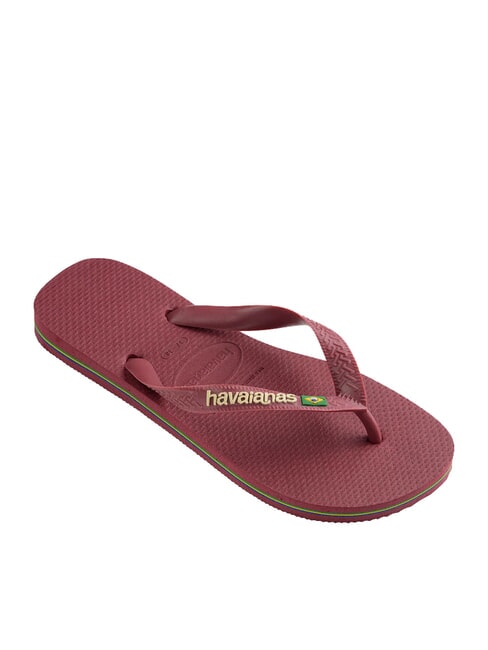 BRASIL LOGO Flip-Flops für Herren Amarant - Schuhe Unisex