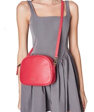 TOSCA BLU MOONY BAGS Kleine Umhängetasche aus Leder KORALLE - Damentaschen - 4