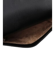 TOSCA BLU BIANCA Leder-Umhängetasche mit Kette Schwarz - Damentaschen - 3