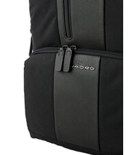 PIQUADRO BRIEF ECOLOGICA Rucksack aus recyceltem Stoff, 14-Zoll-Laptop Schwarz - PC-Rucksäcke - 5