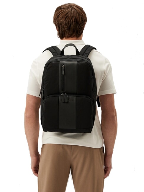 BRIEF ECOLOGICA Rucksack aus recyceltem Stoff, 14-Zoll-Laptop Schwarz - PC-Rucksäcke