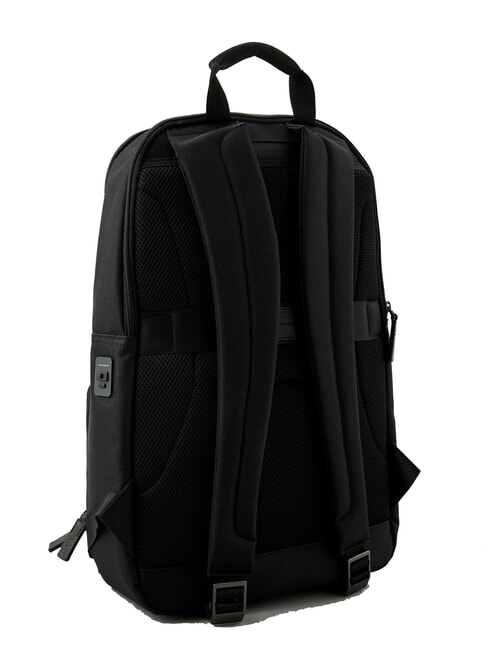 BRIEF ECOLOGICA TECH Rucksack aus recyceltem Stoff mit USB-Platte, 15,6-Zoll-Laptophalter Schwarz - PC-Rucksäcke