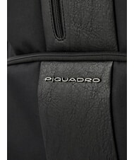 PIQUADRO BRIEF ECOLOGICA TECH Rucksack aus recyceltem Stoff mit USB-Platte, 15,6-Zoll-Laptophalter Schwarz - PC-Rucksäcke - 3
