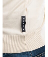 RICHMOND X LICONE Strickjacke mit V-Ausschnitt und Knöpfen Knochenweiß - Herrenpullover - 5