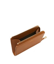 FURLA GOCCIA Kartenetui aus Leder mit Reißverschluss Brandy - Brieftaschen Damen - 2