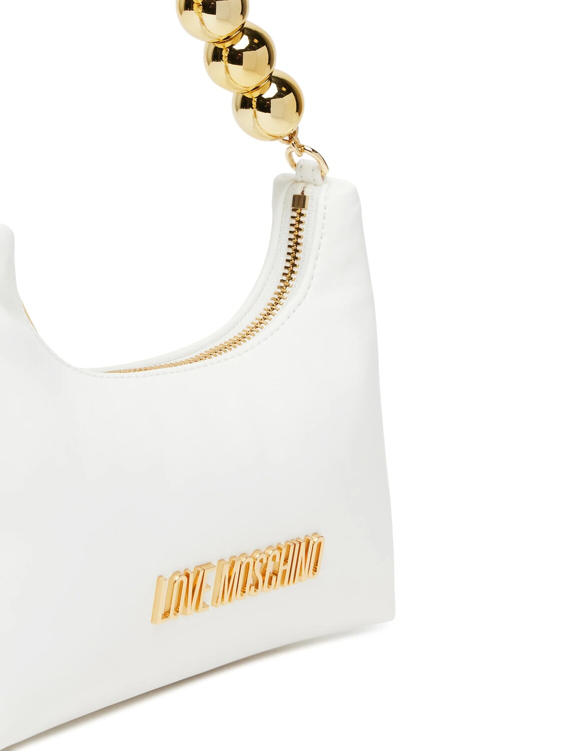 Love Moschino Chain Mini-Handtasche Mit Schultergurt Weiß